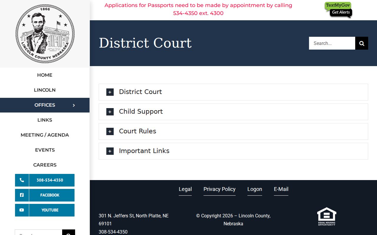 Lincoln County criminal court records clerk details