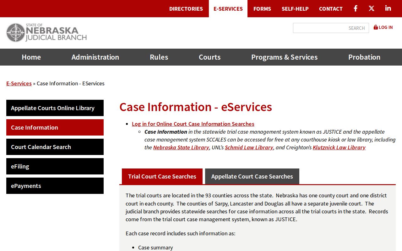 Lincoln County criminal case JUSTICE coverage and pricing